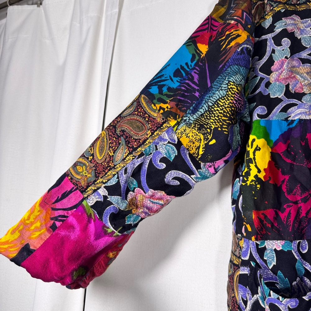 Vintage Short Circuit Patchwork Lightweight Jacket - image 4